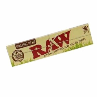 RAW Organic Hemp Papers: All-natural, unbleached, and eco-friendly rolling papers for a pure and clean smoking experience.