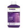 An image featuring Plagron Sugar Royal, a plant supplement product, showcasing the product packaging and its potential benefits for enhanced plant growth and development.