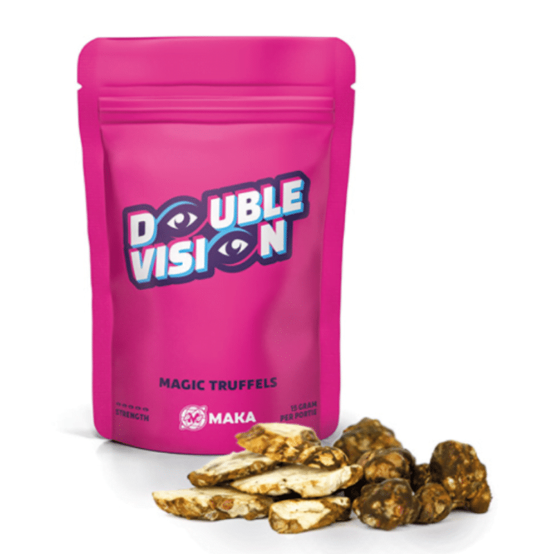 An image showcasing 'Double Vision Truffles,' a specific type of magic truffle with distinct properties and potential psychedelic effects.