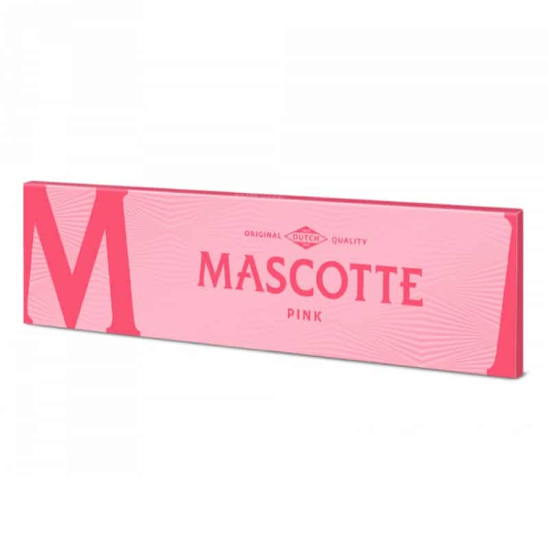 An image of Mascotte Pink Rolling Papers, a colorful and stylish option for rolling weed and other smokable materials.