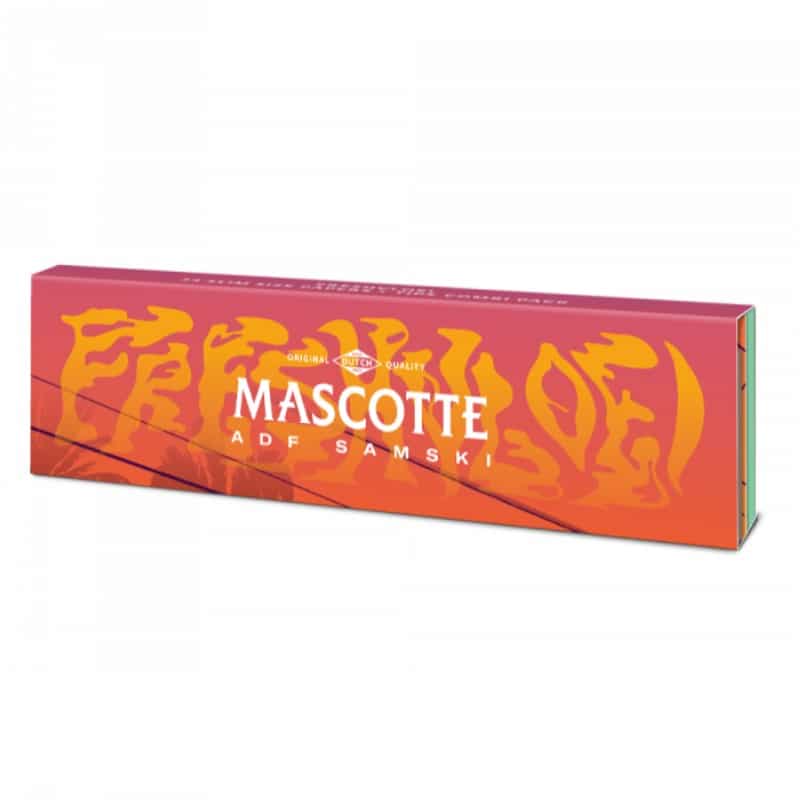 An image featuring 'Freshvloei by ADF Samski - Mascotte,' a custom product related to rolling papers.