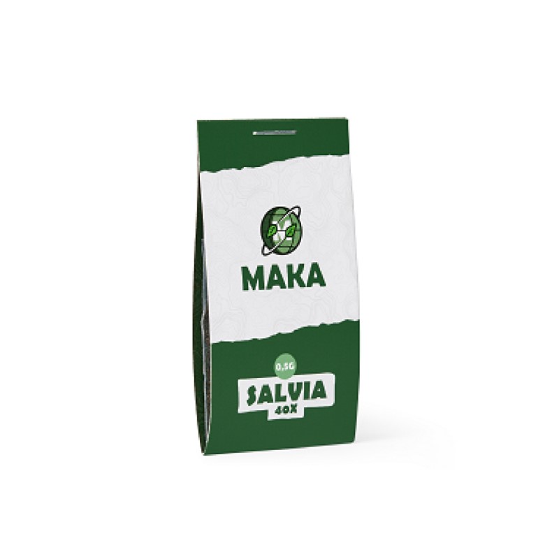 An image of 'Salvia 40x Extract (0.5 Gram),' a powerful and concentrated extract derived from the Salvia plant, known for its intense psychoactive properties.
