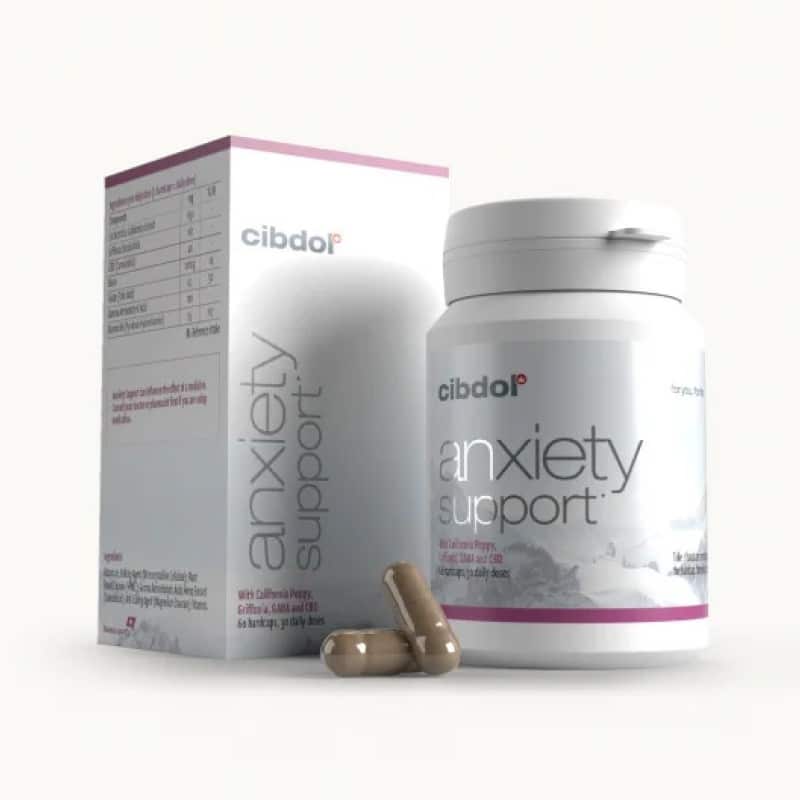 Find comfort and calm with Cibdol's Anxiety Support—a natural ally for your journey to serenity.