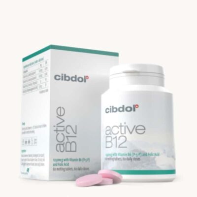 Active B12 from Cibdol, a premium vitamin B12 supplement designed for optimal absorption and bioavailability. Experience the benefits of this essential nutrient in a convenient and effective form for overall well-being.