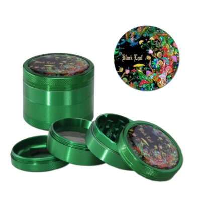 Mushroom Grinder from Black Leaf, a unique and whimsical herb grinder designed with a mushroom-shaped top, adding a touch of fun to your grinding experience.