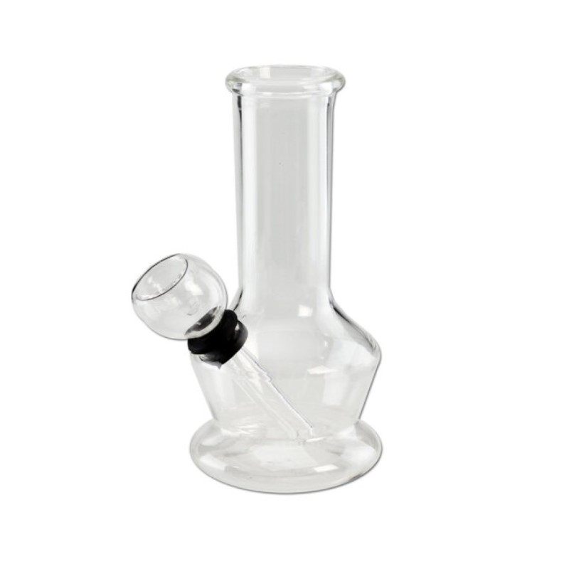 13cm Small Glass Bong: Compact and stylish bong for a refined smoking experience.