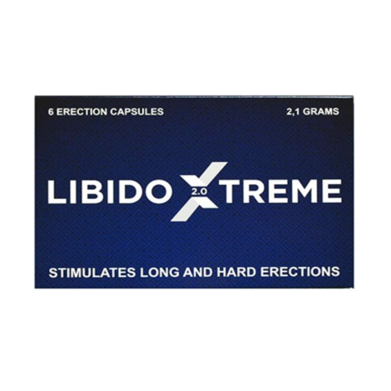 Libido Extreme 2.0 packaging with 6 capsules