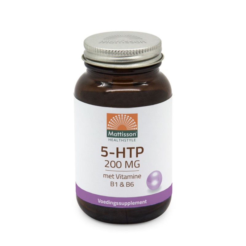 60 5-HTP Capsules with Vitamin B1 & B6 from Mattisson