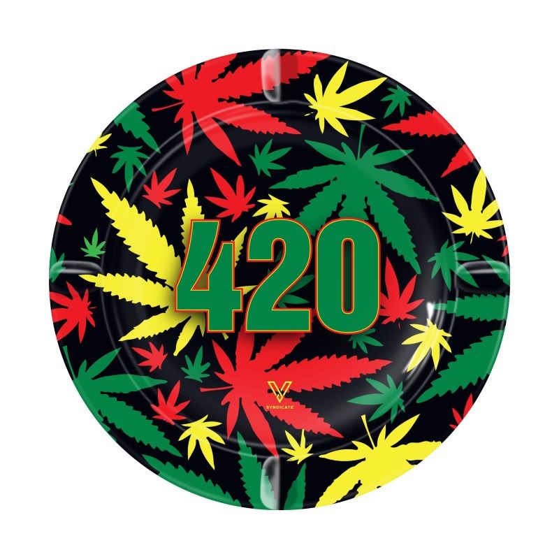 420 Rasta Metal Ashtray by V-Syndicate