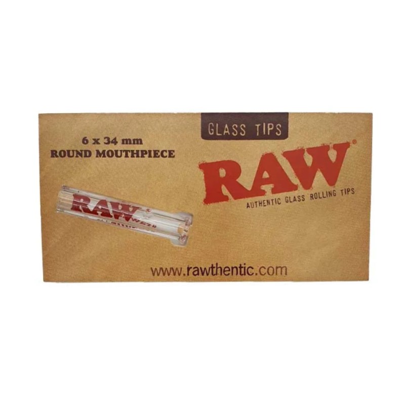 RAW Glass Tip in the packaging